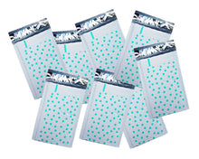 Hot Pink & Teal 4x8" Polka Dot Poly Bubble Mailers, Padded Envelope Shipping Bag - ShipNFun