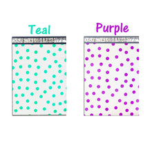 12 x 15" Pink, Teal, Purple, Blue poly shipping mailers polka dot Envelope Bags - ShipNFun