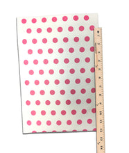 8.5" x 12" Hot Pink Polka Dot Rigid Kraft BUBBLE MAILERS -Approved Mailers - ShipNFun