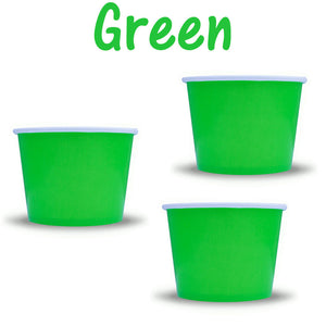 Party Ice Cream Snack Food Paper Cups, Color Changing Spoons Birthday Combo Pack - ShipNFun
