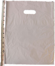 12" x 15" Colored PLASTIC MERCHANDISE Bags Retail Store Bags w/Die Cut Handles - ShipNFun