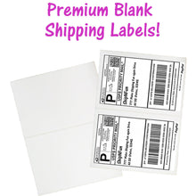 USA Premium Self Adhesive Shipping Labels 8.5x11 Half Sheet Mailing UPS FEDEX - ShipNFun