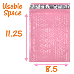 8.5x12" 11 Colors! Poly Bubble Mailers Padded Shipping 8x12 Mailing Envelopes #2 - ShipNFun