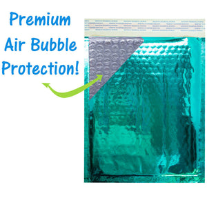 8x12 Glamour Metallic Bubble Mailers Padded Shipping Mailing Envelopes, 8.5x11 - ShipNFun