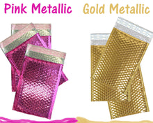 4x8" Pink,Teal, Gold Polka Dot Poly Bubble Mailers, Padded Shipping Envelopes - ShipNFun