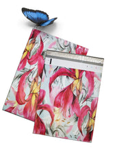 10x13" Wild Pink Tropical FLAT POLY Mailers, Self Sealing Business Envelopes - ShipNFun