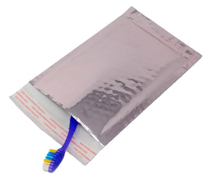 4x8 Teal, Rose Gold Metallic Padded Bubble Mailers, Shipping Envelopes Self Seal - ShipNFun