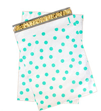 10" x 13" Polka Dot Poly Mailers, Hot Pink,Teal,Purple,Blue Colored Flat Mailers - ShipNFun