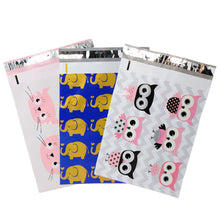 10x13" Designer Owls, Cat's Poly Mailers Combo Pack, Quality Shipping Envelopes! - ShipNFun