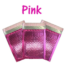4x8" Pink,Teal, Gold Polka Dot Poly Bubble Mailers, Padded Shipping Envelopes - ShipNFun