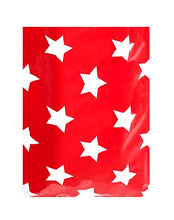 10" x 13" Christmas Stars -FLAT POLY MAILERS -USPS Approved Shipping Mailers - ShipNFun