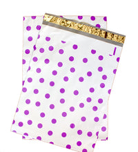 12" x 15" Designer Poly Mailers, Pink,Teal, Polka Dots,Hearts Flat Shipping Bags - ShipNFun