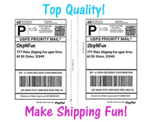USA Premium Self Adhesive Shipping Labels 8.5x11 Half Sheet Mailing UPS FEDEX - ShipNFun