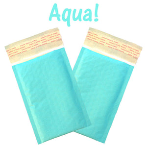 4x8" Pink,Teal, Gold Polka Dot Poly Bubble Mailers, Padded Shipping Envelopes - ShipNFun
