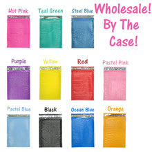 Wholesale, Bulk 6x10" Colored Poly Bubble Mailers, Mailing Envelopes! Full Cases - ShipNFun