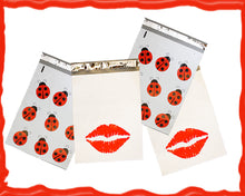 Poly Mailers 10 x 13 Red Lady Bug Kissy Lips, Mailer Shipping materials Bags NEW - ShipNFun