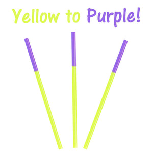 Fun Color Changing Party Straws!  Reusable, Recyclable Plastic Drinking Favors! - ShipNFun
