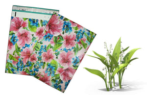 10x13" Blueberry Tropical FLAT POLY Mailers, Self Sealing Business Envelopes - ShipNFun