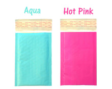 4x8" Pink,Teal, Gold Polka Dot Poly Bubble Mailers, Padded Shipping Envelopes - ShipNFun