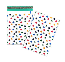 12" x 15" Designer Poly Mailers, Pink,Teal, Polka Dots,Hearts Flat Shipping Bags - ShipNFun