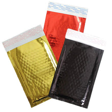 4x8" Pink,Teal, Gold Polka Dot Poly Bubble Mailers, Padded Shipping Envelopes - ShipNFun