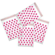 Hot Pink, Aqua and Polka Dot Kraft Bubble Mailers, Padded Envelopes, 4x8 & 6x9 - ShipNFun