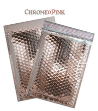 10 to 100 Pack -6x10 Chromed Pink METALLIC BUBBLE MAILER, Self Sealing Envelope - ShipNFun