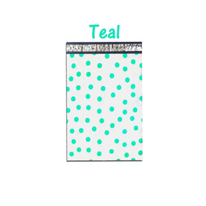 12 x 15" Pink, Teal, Purple, Blue poly shipping mailers polka dot Envelope Bags - ShipNFun