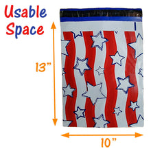 10x13" Military Soldier Patriotic Flag Poly Mailers, Flat Shipping Envelope Bags - ShipNFun