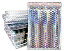 9x13 Nude Pink and/or Holographic Metallic Bubble Mailers (9.5x13" Usable Space), Padded Shipping Envelopes, Weather Resistant Quality Pack - ShipNFun