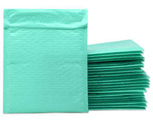 Cyan Aqua Mint Colored Poly Bubble Mailers! Padded Envelope Mailers, Air Cushioned Peel Seal Mail Bags!