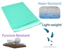 Cyan Aqua Mint Colored Poly Bubble Mailers! Padded Envelope Mailers, Air Cushioned Peel Seal Mail Bags!