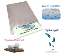 9x13 Nude Pink and/or Holographic Metallic Bubble Mailers (9.5x13" Usable Space), Padded Shipping Envelopes, Weather Resistant Quality Pack - ShipNFun