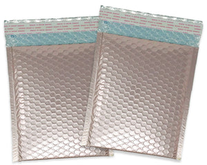 9x13 Nude Pink and/or Holographic Metallic Bubble Mailers (9.5x13" Usable Space), Padded Shipping Envelopes, Weather Resistant Quality Pack - ShipNFun