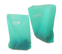 9x12 and 12x15" Frosted Plastic Merchandise Gift Bags, Party Retail Shopping Shirt Bags with Handles - ShipNFun