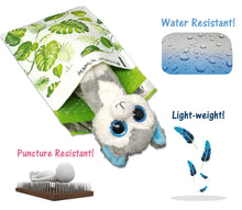 6x10" Tropical Banana Leaves Poly Bubble Mailers, Self Sealing Fun Designer Bubble Air Padded Bags, Shipping Envelopes - ShipNFun