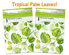 6x10" Tropical Banana Leaves Poly Bubble Mailers, Self Sealing Fun Designer Bubble Air Padded Bags, Shipping Envelopes - ShipNFun