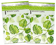 6x10" Tropical Banana Leaves Poly Bubble Mailers, Self Sealing Fun Designer Bubble Air Padded Bags, Shipping Envelopes - ShipNFun
