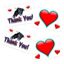 2 x 3" Quality Thank You Stickers,  70 lb Adhesive Shipping, Mailing, Scrapbooking, Planner Pack Set, Fall, Summer, Winter Theme Packaging