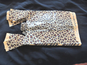 100 Zebra and Leopard Plastic11"x21" T-Shirt Bags Wholesale Animal Gift Bags - ShipNFun