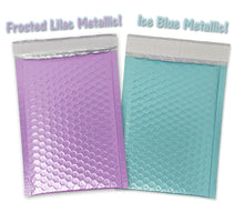 You Choose! 5 Colors 6x9 Bubble Padded Mailers, Ice Blue, Lavender, Nude Pink, Black, Holographic 6x10 Metallic Shipping Envelopes - ShipNFun