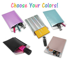 You Choose! 5 Colors 6x9 Bubble Padded Mailers, Ice Blue, Lavender, Nude Pink, Black, Holographic 6x10 Metallic Shipping Envelopes - ShipNFun