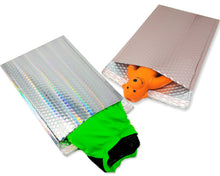 9x13 Nude Pink and/or Holographic Metallic Bubble Mailers (9.5x13" Usable Space), Padded Shipping Envelopes, Weather Resistant Quality Pack - ShipNFun