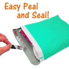 12 x 15" Sea Green Teal Poly Shipping Mailers Self Sealing 12x15.5 Envelope Mailing Bags - ShipNFun