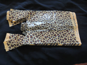 200 Zebra and Leopard Plastic T-Shirt Bags 8x5x16 Wholesale Animal W\Handle Bags - ShipNFun