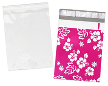100 Pack, 50 Each 10x13" Flat Poly Mailers & 10x13 Clear Bags for Shirts, Self Sealing Shipping Clothing Flat Envelopes and Bag Combo Pack