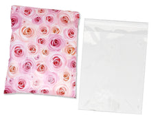 100 Pack, 50 Each 10x13" Flat Poly Mailers & 10x13 Clear Bags for Shirts, Self Sealing Shipping Clothing Flat Envelopes and Bag Combo Pack