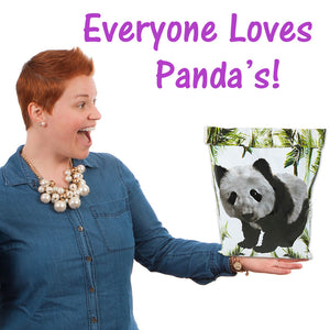 10x13 Cute Panda Bear Flat Poly Mailers, Custom Designer Shipping Self Seal Shipping Mailing bags - ShipNFun