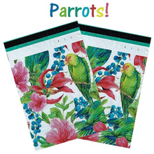 10x13" Peacock and Parrots Combo Pack, Quality Bird Designer Mailer Shipping Bag - ShipNFun