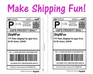 200 Shipping Labels - Top Quality Jam Free, 2 Labels per Sheet for Stamps.com, PayPal, USPS, Fedex, UPS Mailing Half-Page Mailing Labels